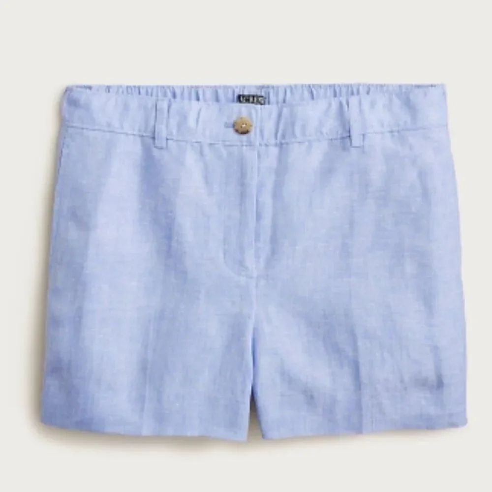 Like New! J. Crew 3" Harbor Short 100% Linen in Size M